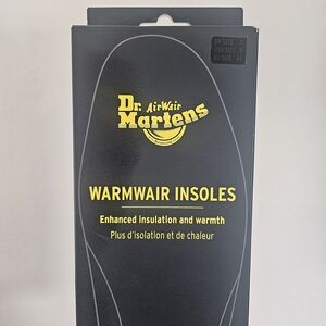 Dr. Martens Warmwair Insoles Black Faux Fur Womens Size 8 Winter Wear For Boots